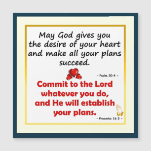 Que Dieu vous donne le désir de votre carte cardia