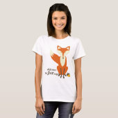 Que dit le Fox Illustration T-shirt féminin (Devant entier)