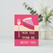 Que la fourchette soit avec vous Carte postale de  (Debout devant)