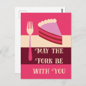 Que la fourchette soit avec vous Carte postale de  (Devant / Derrière)