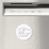 Que la route monte avec les magnets de chiens (In Situ (Lave-vaisselle))