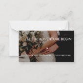 Que l'aventure commence - Invitation de mariage (Devant)