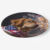 que le 4e soit avec vous assiettes (Angle)