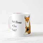 Que le Fox boit-il ? Tasse de café (Devant gauche)