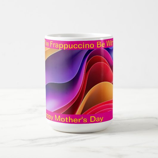 Que Le Frappuccino Soit Avec Vous Mug (Centre)