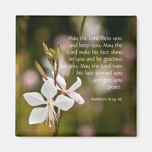 Que le Seigneur vous bénisse Aimant (Devant)