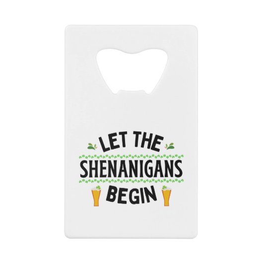 Que les Shenanigans commencent la Saint Patrick (Devant)
