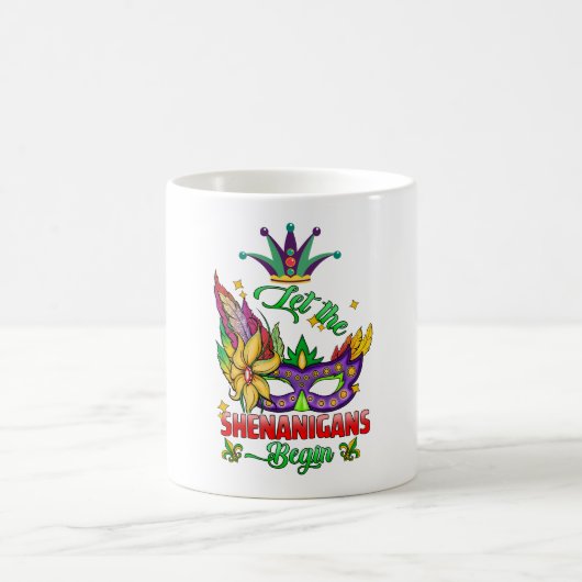 Que les Shenanigans commencent Mug de café Mardi G (Centre)