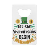 Que les Shenanigans commencent St Patrick's Day (Dos)