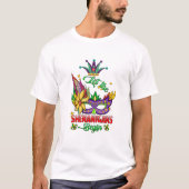 Que les Shenanigans commencent T-Shirt Mardi Gras (Devant)