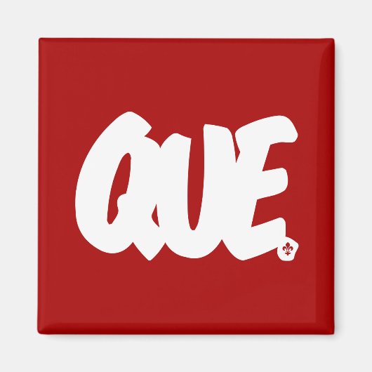 QUE Letters Magneet (Voorkant)