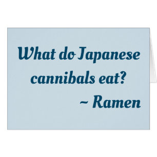 Que mangent les cannibales japonais ? Carte Ramen
