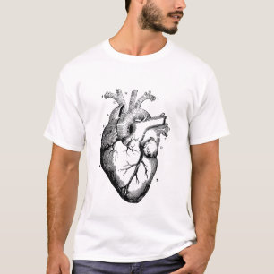 que medisch menselijk hartdiagram t-shirt