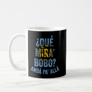 Qué miras Bobo , qué mira Bobo kostuum voor mannen Koffiemok