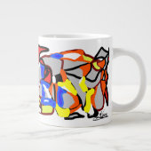 Que Mondo Mug par l'artiste numérique du CNY Jacob (Droite)