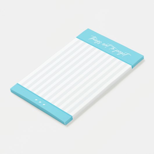 Que ne pas oublier les notes post-it® (Incliné)