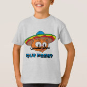 Que Pasa Señor Gato™ Cartoon Mustache Cat T-shirt (Voorkant)