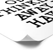 Que Pensiez-Vous Drôle Poster (Coin)