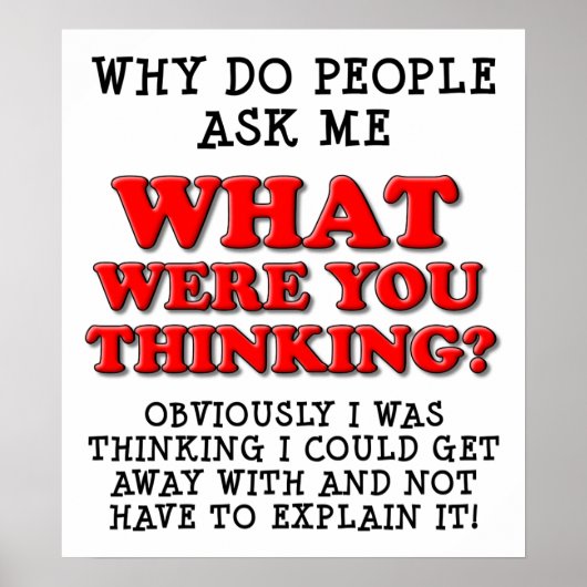 Que Pensiez-Vous Drôle Poster (Devant)