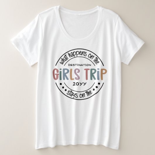 Que se passe-t-il sur Girls Trip Custom Girls Week (Design devant)