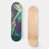 Que Sera 2 Planche de Skateboard Couleurs Abstrait (Recto)