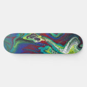 Que Sera 2 Planche de Skateboard Couleurs Abstrait (Horz)
