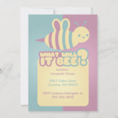 Que Sera-T-Il ?  Invitations de douche pour bébé (Dos)