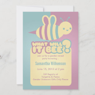 Que Sera-T-Il ? Invitations de douche pour bébé