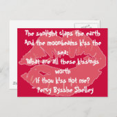 Que valent tous ces baisers... Carte postale (Devant / Derrière)