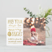 Que vos jours soient joyeux et Cartes photos (Debout devant)