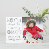 Que vos jours soient joyeux et Cartes photos (Debout devant)