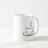 Que votre CAFÉ soit FORT... Café Mug (Devant droit)