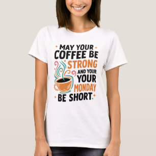 Que votre café soit fort - T-shirt café cadeau