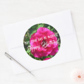 Que Votre Jour Soit Heureux Sticker Anniversaire (Enveloppe)
