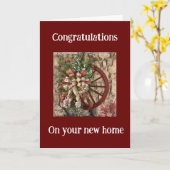 QUE VOTRE NOUVEAU FOYER SOIT REMPLI DE CARTE DE BO (Fleur jaune)