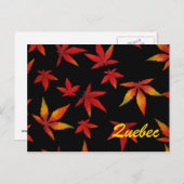 Quebec Autumn Leaves Briefkaart (Voorkant / Achterkant)