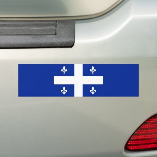 quebec bumpersticker (Op auto)