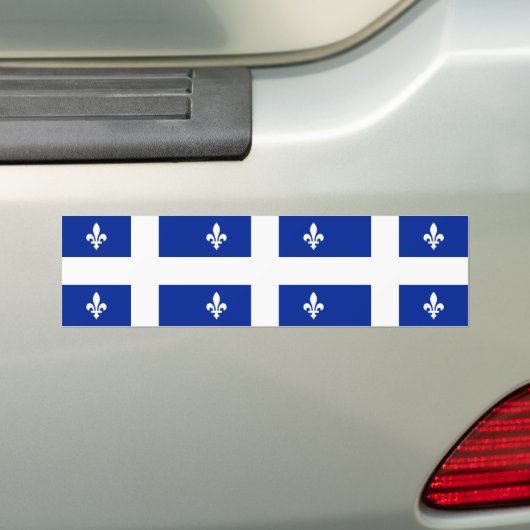 quebec bumpersticker (Op auto)