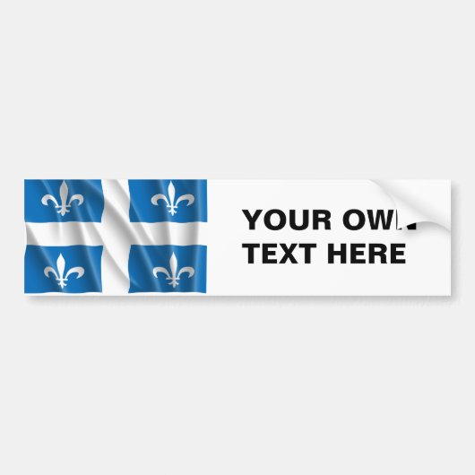 QUEBEC BUMPERSTICKER (Voorkant)