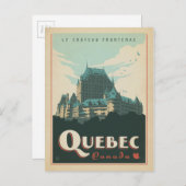 Quebec, Canada Briefkaart (Voorkant / Achterkant)