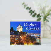 Quebec Canada Briefkaart (Staand voorkant)