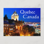 Quebec Canada Briefkaart (Voorkant)