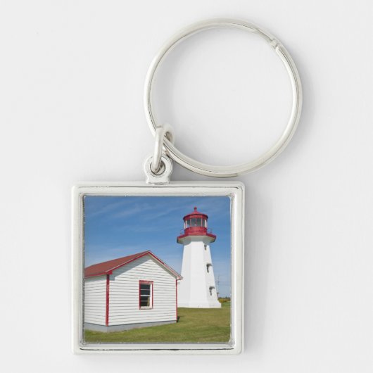 Quebec, Canada. Cap D'Espoir vuurtoren. Sleutelhanger (Voorkant)