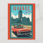 Quebec Canada Chateau Frontenac Reizen Briefkaart (Voorkant)