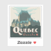 Quebec Canada Château Frontenac | Sticker (Vel)