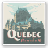 Quebec Canada Château Frontenac | Sticker (Voorkant)
