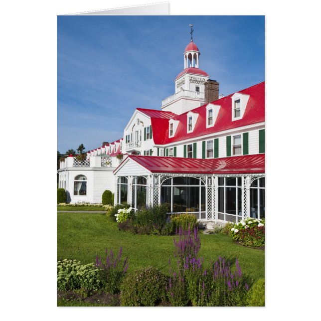 Quebec, Canada. Historisch Hotel Tadoussac, 2 (Voorkant)