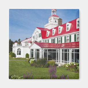 Quebec, Canada. Historisch Hotel Tadoussac, 2 Magneet