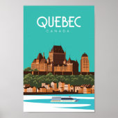 quebec canada poster van oldtimers (Voorkant)