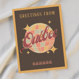 Québec Canada Retro Briefkaart